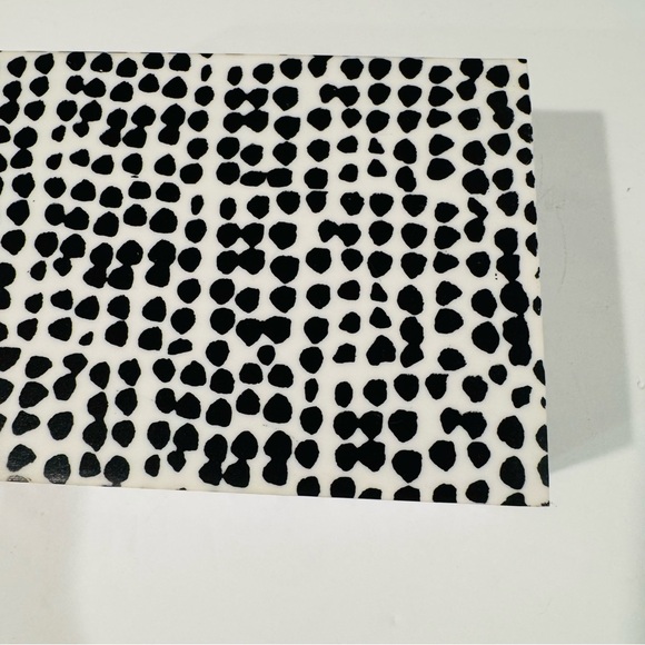 Dalmatian Print Decorative Storage Box Black White with Lid - Picture 11 of 15